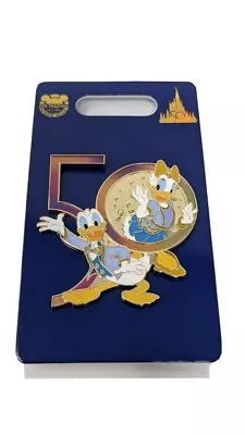 $12 • Buy WDW 50th Anniversary Donald And Daisy Walt Disney World Pin
