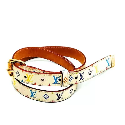 Louis Vuitton Belt  Whites  Monogram Multicolore 3546775 • $26