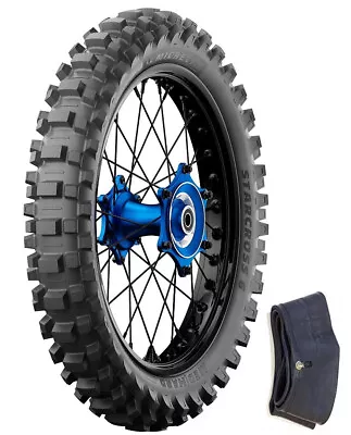 MICHELIN STARCROSS 6 MX Med/Hard 100/90-19 REAR TIRE +TUBE SUZUKI RM125 250 • $102.99