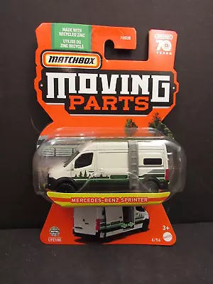 Matchbox Moving Parts Mercedes-Benz Sprinter Van Sliding Door RV Camper 6/54 • $11.04