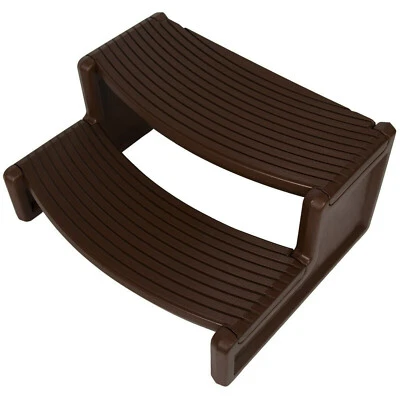 $68.50 • Buy Mahogany Resin 2 Steps Pool Ladders For Spa And Hot Tubs Pool Handi-Step