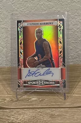 Leaf Sports Heroes Stephon Marbury Orange Shimmer Auto  1/5  • $20