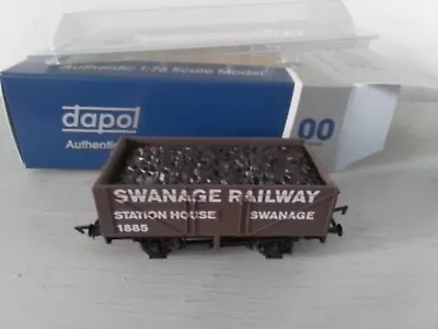 £39.99 • Buy OO Gauge Dapol Coal Wagon - Swanage Railway Works With Load For Train Set Layout