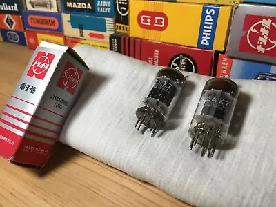 2 Rare 1959 DGetter Matsu/Mullard 12AX7 ECC83 Vintage Preamp AudioTubes • $395