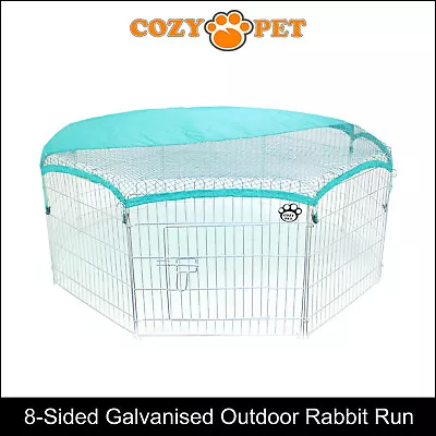 Rabbit Run By Cozy Pet Galvanised For Outdoor Use Guinea Pig Playpen Hutch RR02 • £29.99