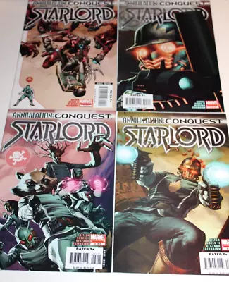 Complete Set Annihilation Conquest Starlord Comics 1-4 2007 GotG Rocket Raccoon • $19.99