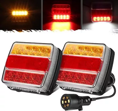 Magnetic LED Trailer Tow Light Kit With Reflector • $45.99