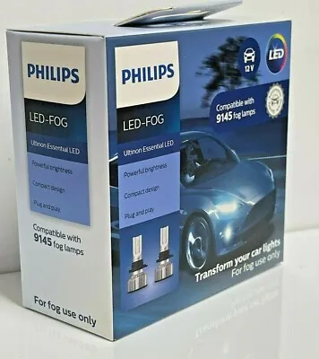 PHILIPS Ultinon Essential 9140/9145 LED Fog Lights • $39.95