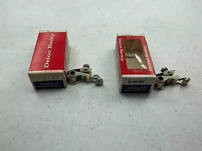 Vintage NOS Delco Remy Contact Point Set C101PV 1972251 LOT OF 2 • $5