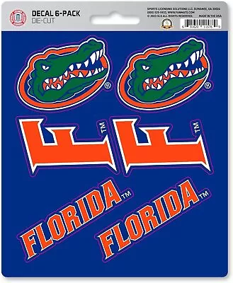University Of Florida Gators 6-Piece Decal Sticker Set 5x6 Inch Sheet Gift... • $12.79