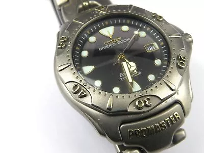 Mens Citizen Eco-Drive Titanium Promaster Divers Watch - 200m • £199.95