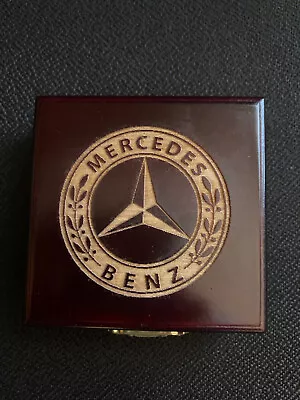 Mercedes Benz Engraved Wood Box With Compass • $12