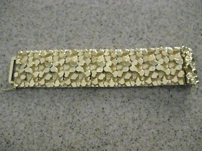 14k Solid Yellow Gold Men's Nugget Bracelet 7  5.3 OUNCES-151GRAMS • $8999