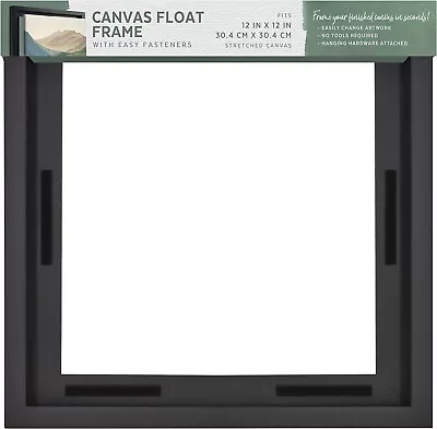 MCS Floating Canvas Frame Art Frames For Paintings 12x12 For Canvas 3/4  Deep • $24.95