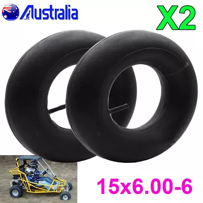 2X Inner Tube 15x6.00-6 NHS For Lawn Mower Tractor Golf Cart ATV Tire TR13 Valve • $18.99