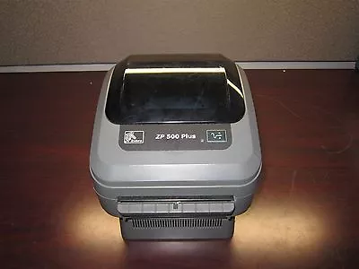 USED ZEBRA ZP 500 Plus LABEL PRINTER Thermal Barcode Postage Label NO INK NEEDED • $339.99