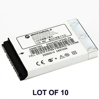 10 Motorola SNN5705C OEM Battery Lot For NNTN4655 I355 I560 I670 I90c I30sx I730 • $14.95