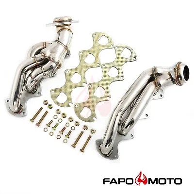 XS-P Shorty Headers For 04-10 Ford F150 XL XLT Lariat King 5.4L 330 V8 BOLT ON! • $253.99