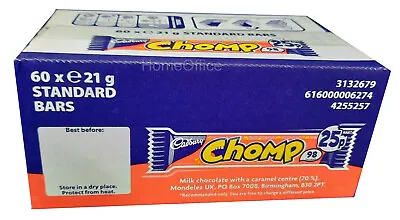 £18.95 • Buy Cadbury Chomp Chocolate Bars  Full Box Of 60 Bars