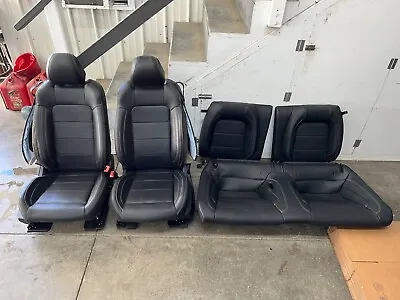 2018-2023 Ford Mustang GT Black Leather Coupe Front Rear Power Seats Heat Cooled • $399.99