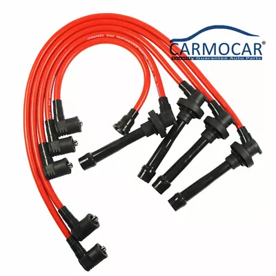 Spark Plug Ignition Wire Set For92-02 Honda Civic Del Sol Eg D15/d16 Spiral Core • $24.36