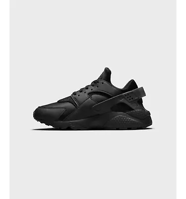 Nike Air Huarache Run OG Triple Black Blackout DD1068-002 Men's Size US 11 • $120