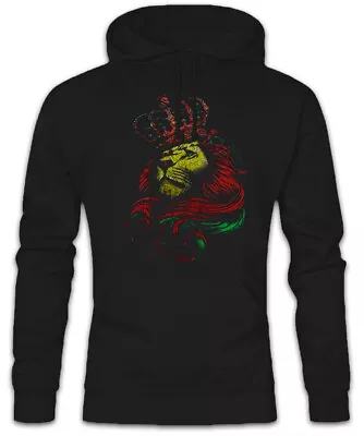 Rastafari Lion VI Hoodie Sweatshirt Rasta Jah Babylon Irie Reggae Jamaica Africa • £40.74