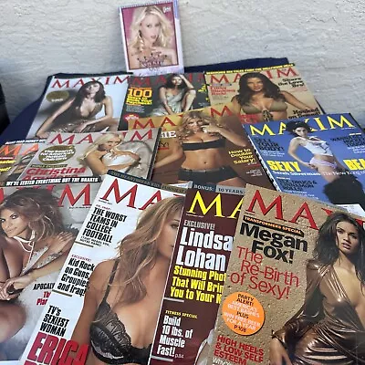 2006 & ‘07 Maxim Magazine Lot Of 11 + Katie DVD • $25