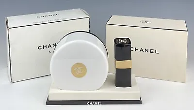 Chanel No 5 Vintage Set BATH POWDER 8 OZ Eau De Cologne Spray 1.5 Oz • £217.69