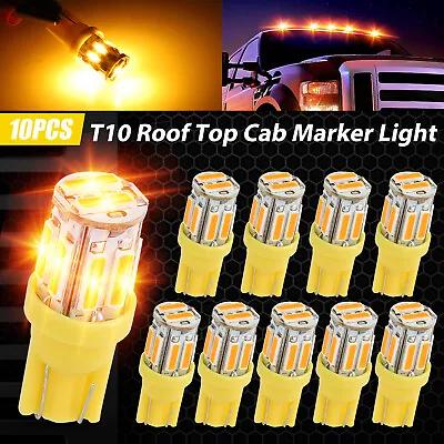 10x Roof Top Cab Marker Running Light Bulbs For Ford F250 F350 Super Duty 99-16 • $9.48