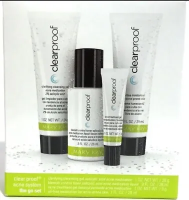 Mary Kay Clear Proof Acne System~the Go Set 4-piece~travel Size~nib~exp 2024  • $29.98