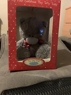 Me To You My First Christmas Tiny Tatty Teddy Brand New Boxed Very Rare Now • £15