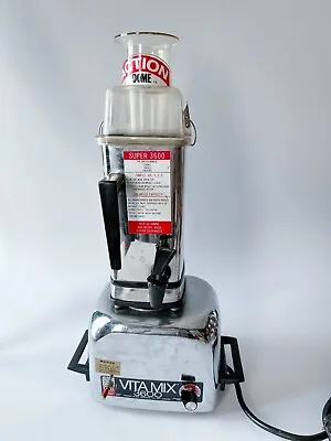 Vintage Vitamix Super 3600 Blender Mixer Stainless Steel • $102