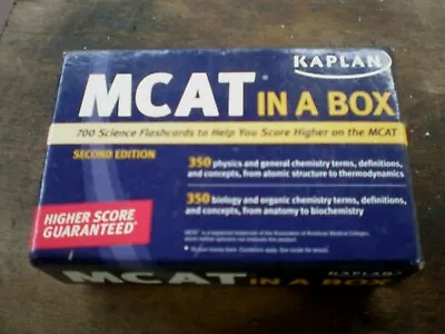 Kaplan MCAT In A Box 2nd Edition • $10