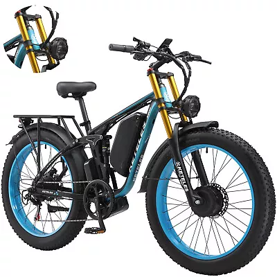 26  FatTire KETELES K800PRO 2000W Electric Bike 48V 23Ah Mountain Bike 33MPH US • $1299.99