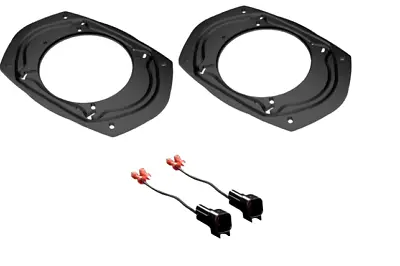 2pcs FORD 6x9 5x7 6x8 To 5.25  6.5  Car Speaker Adapter Plate With Wire Harness • $17.99