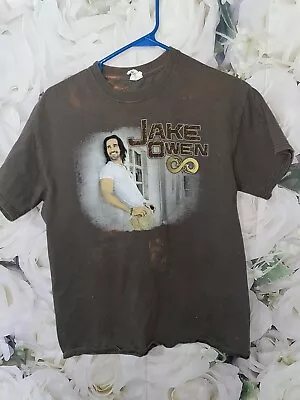 Jake Owen Days Of Gold Tour Concert T Shirt 2014 Size M Double Sided Cities • $6