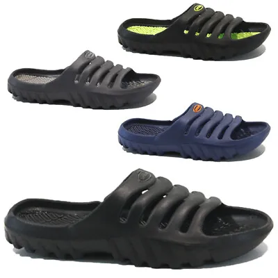 £8.95 • Buy Mens Summer Flip Flops Sliders Designer Beach Mules Pool Slip On Sandals Shoes