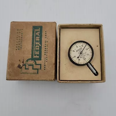 Vintage Federal Full Jeweled  Dial Indicator Model A6Q-2 • $17.99