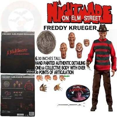 A Nightmare On Elm Street Freddy Krueger One:12 Collective Action Figure • $85