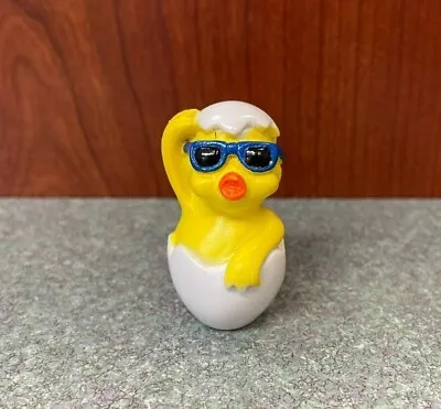 Chick In Egg 2001 Topps 2  Easter Pencil Topper Figure Sunglasses Hatch Chicken • $4.99
