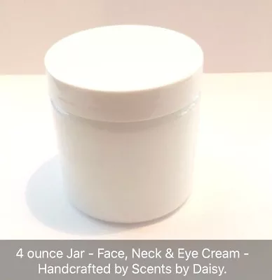 Organic Castor Oil - Face Neck And Eye Cream -  4 Ounce Jar • $17.99