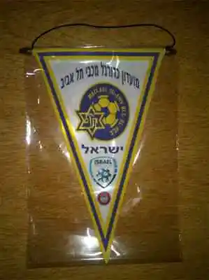 MACCABI TEL AVIV FC - ISRAEL - Soccer PENNANT 37 Cm • $24.99