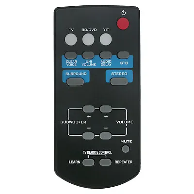 New Soundbar Remote Control FSR60-WY57800 For Yamaha  ATS1010 YAS101 YAS101BL • $7.79