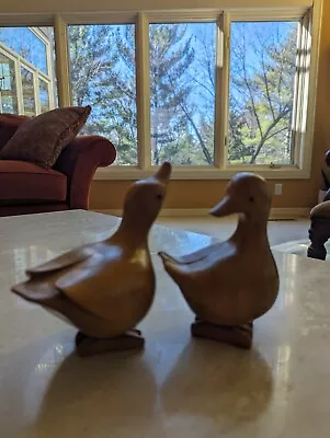 Vintage Milo Wood  Hawaii  DUCKS  Hand Carved  • $35