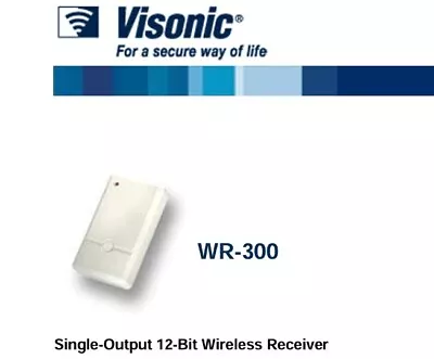 Visonic WR-300 Wireless Receiver - Used Check Photos Of The Choices • $24.99