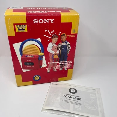 $24 • Buy Box Only!!! Sony Cassette Recorder Box