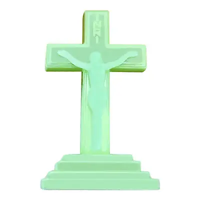 Standing Crucifix Luminous Decorative Crosses Religious Table Standing Cross • $7.99