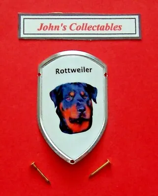 Colletable Rottweiler Walking / Hiking Stick Badge  / Mount  Lot M New In Packet • £3.25