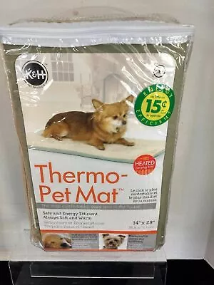 K&H Pet Products Thermo-Pet Mat Sage 14  X 28  X 0.5  KH4083 • $29.99